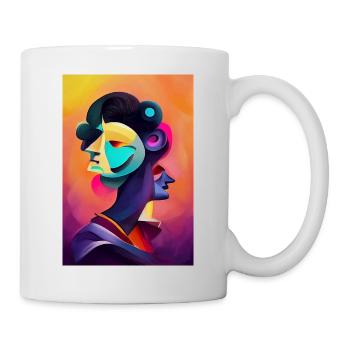Bal masqué à Venise - Mug blanc - blanc - Droite
