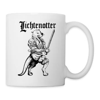 Lichtenotter Otter historisches Fechten - Tasse - Weiß - Rechts