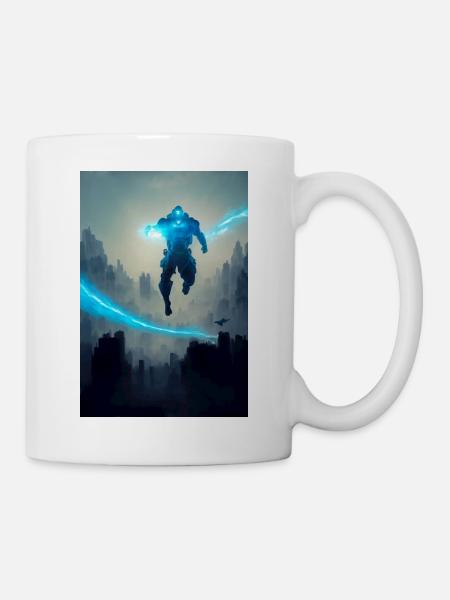 just another superhero - Tasse - Weiß
