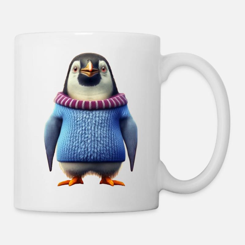Pingouin - Mug blanc - blanc