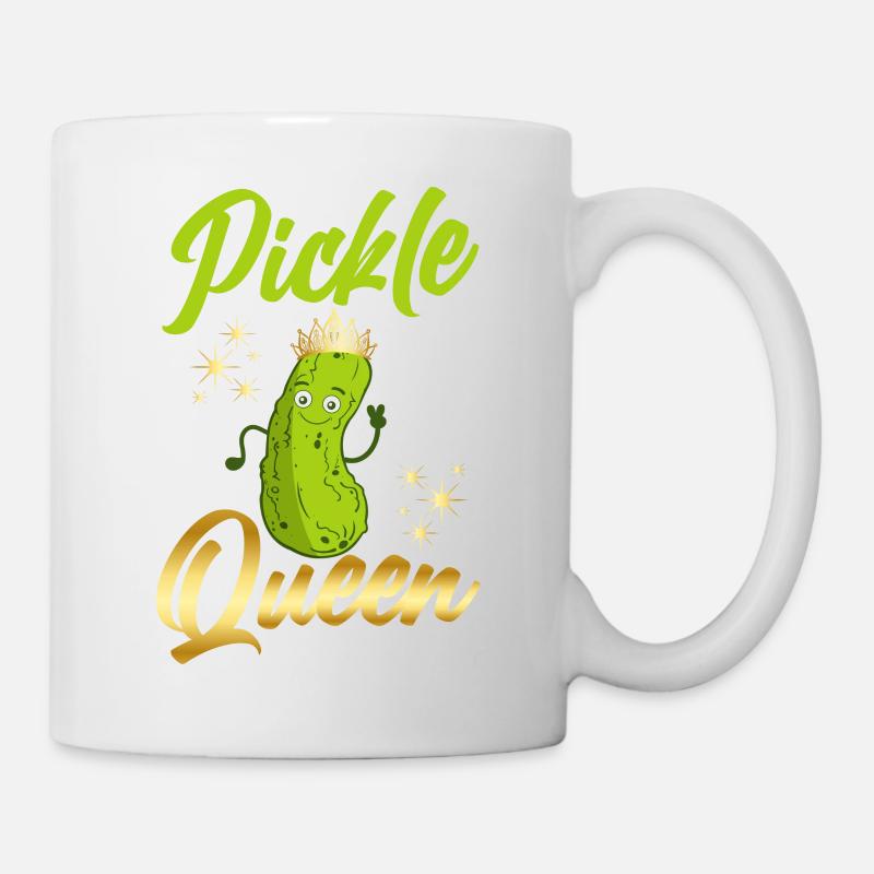 Pickle Queen Cucumber Pickles - Tasse - Weiß