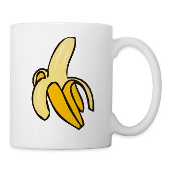 banane 4 A - Mug blanc - blanc - Droite