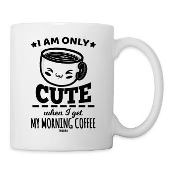 süße Kaffeetasse - Tasse - Weiß - Rechts