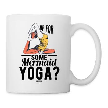 Méditation Yoga Mermaid Sports - Mug blanc - blanc - Droite