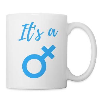 Baby Announcement Pregnancy - Boy - Surprise - Mug - white - Right