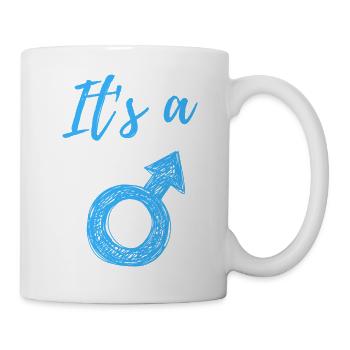 Baby Announcement Pregnancy - Boy - Surprise - Mug - white - Right