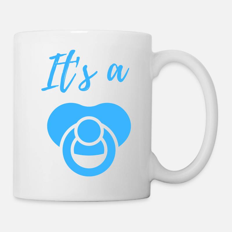 Annonce de bébé - Garçon - Grossesse - Mug blanc - blanc
