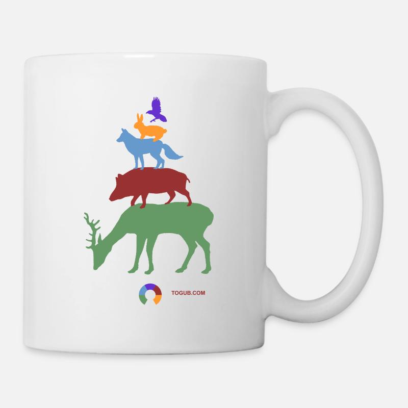 Pyramide ANIMALs Woods - Tasse - Weiß