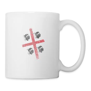 Einmal Sardinien Fingerabdruck - Tasse - Weiß - Rechts