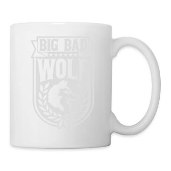 Citation du Grand Méchant Loup - Mug blanc - blanc - Droite