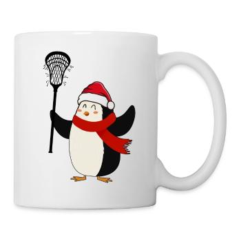 Lacrosse-X-Mas Lacrosse Racket Lacrosse Christmas - Mug - white - Right