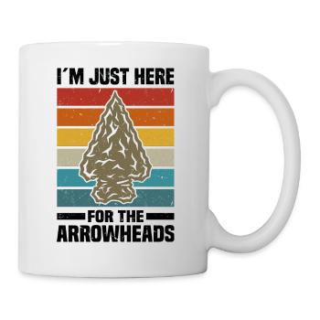 Arrowhead Hunting | Arrowheads Collector Gifts - Mug - white - Right