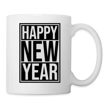 Citation Bonne année - Mug blanc - blanc - Droite