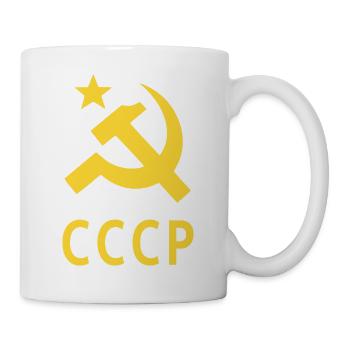 Union soviétique Union soviétique Russi armoiries faucille marteau - Mug blanc - blanc - Droite