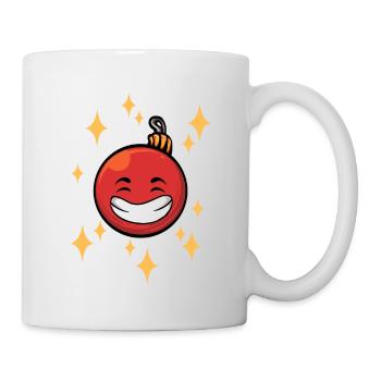 Funny Christmas bauble #9/9 - Mug - white - Right