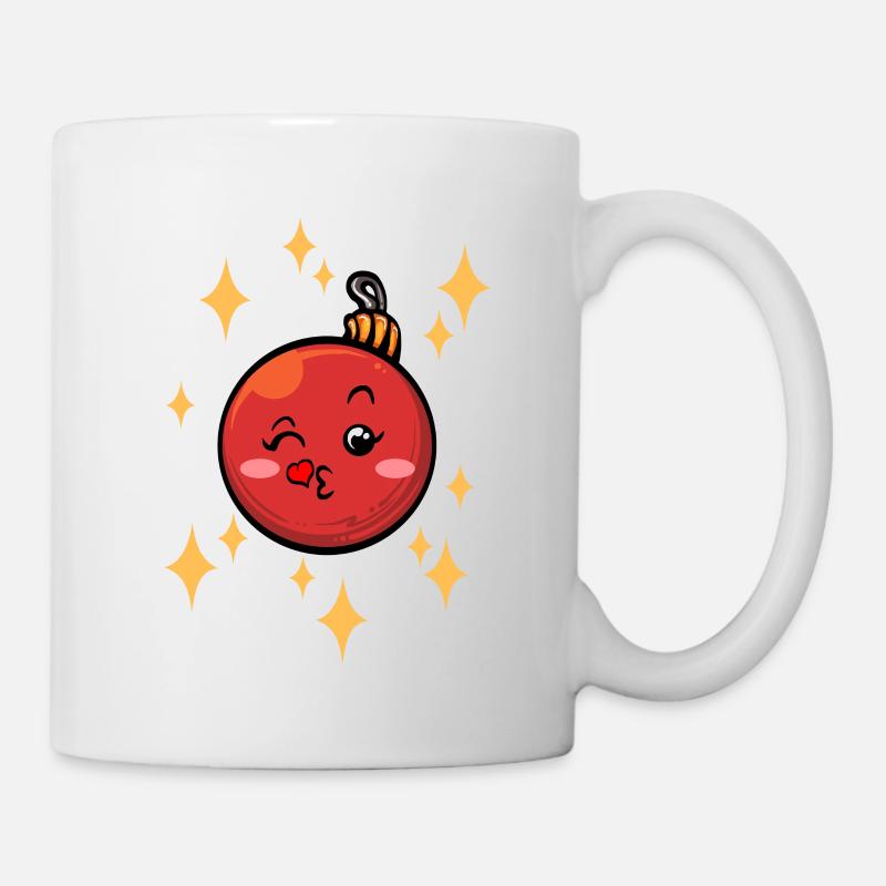 Funny Christmas bauble #7/9 - Mug - white