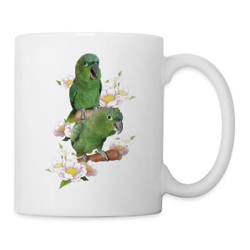 Der Farinöse Papagei - Tasse - Weiß - Rechts