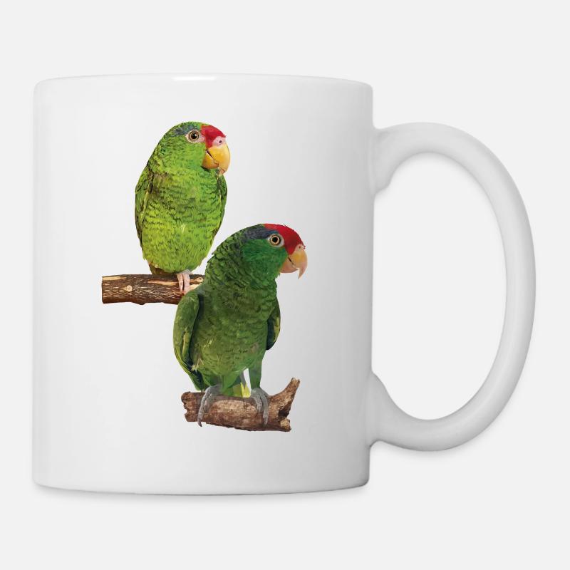 Der Tamaulipas-Papagei - Tasse - Weiß