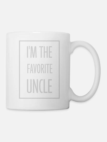 im the favorite uncle - Tasse - Weiß