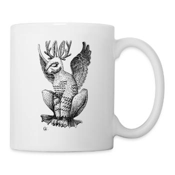 Wolpertinger - Tasse - Weiß - Rechts