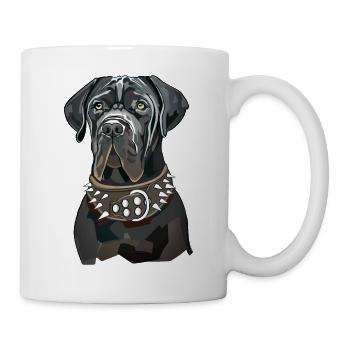 dogue - Mug blanc - blanc - Droite