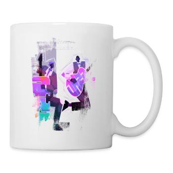 Musik Retro Heavy Metal Hard Rock Punk Vinyl Pop - Tasse - Weiß - Rechts