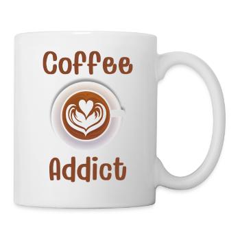 Coffee addict - Mug - white - Right