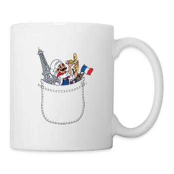 Pocketful of France - Tasse - Weiß - Rechts