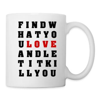 Love-Shirt - Tasse - Weiß - Rechts