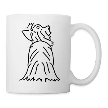 Hund Chien - Mug blanc - blanc - Droite