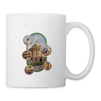 Oxford Angleterre Royaume-Uni City Skyline Vintage Rétro - Mug blanc - blanc - Droite