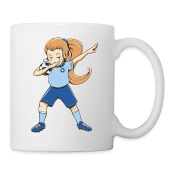 Joueuse de football Mme Entraîneur de football Joueuse de football - Mug blanc - blanc - Droite
