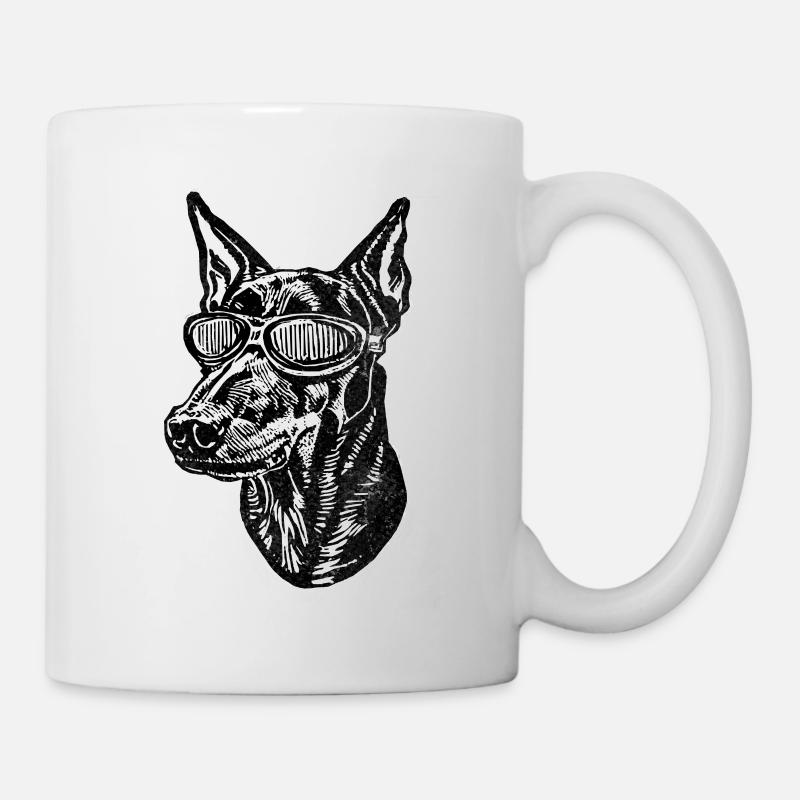 Doberman - Mug blanc - blanc