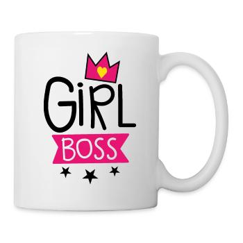 Girl Boss Text Design - Mug - white - Right