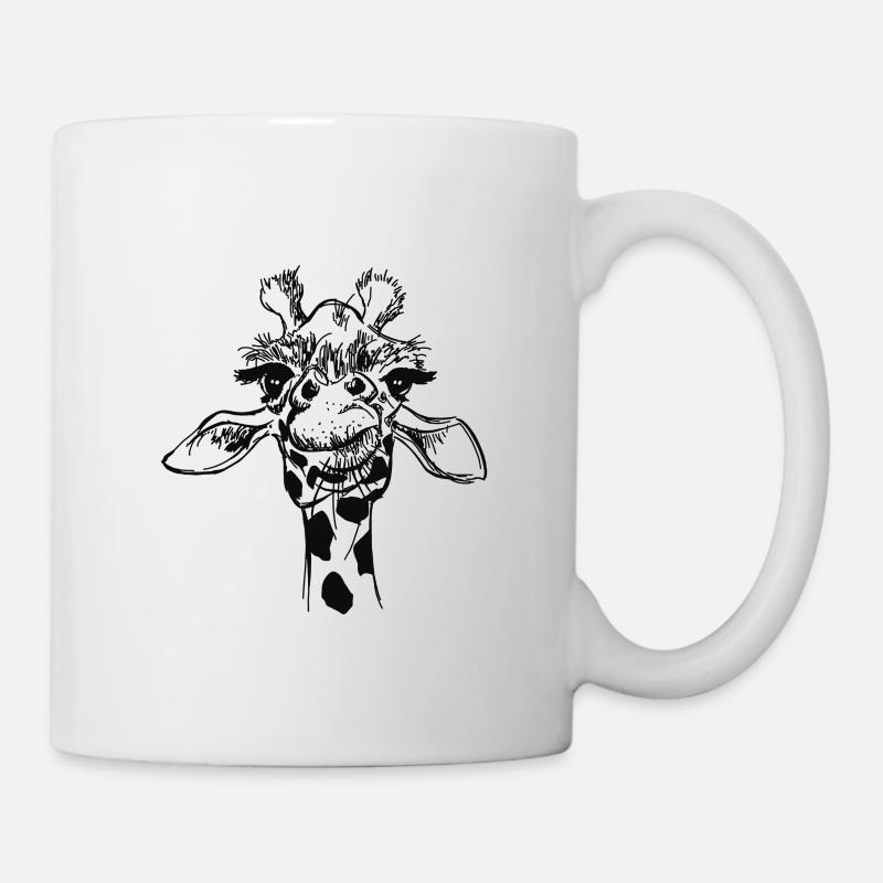 Girafe - Mug blanc - blanc