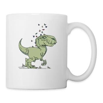 Dinosaurier - Tasse - Weiß - Rechts