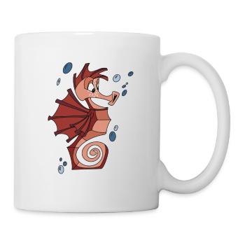 Sea horse - Mug - white - Right