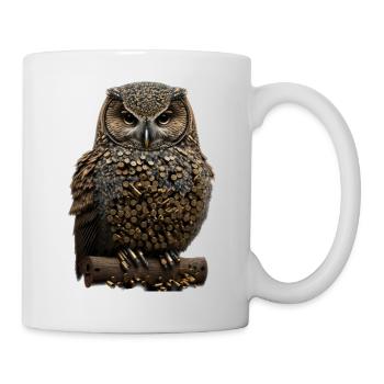 Eule V - Tasse - Weiß - Rechts