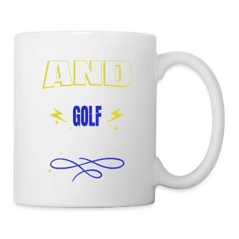 Golf Club Quote GolfDuvet Golfgirl Golfcoach - Mug - white - Right