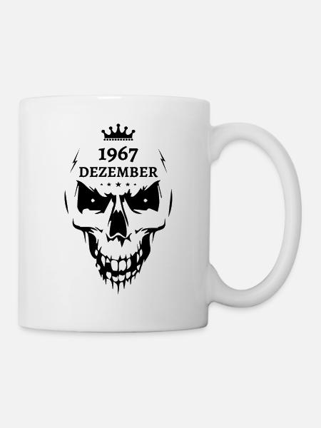 Décembre 1967 Crâne - Mug blanc - blanc