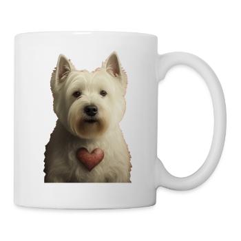 Westie Valentine's Day - Mug - white - Right