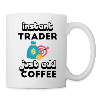 Bitcoin Trading Crypto Stocks - Mug blanc - blanc - Droite