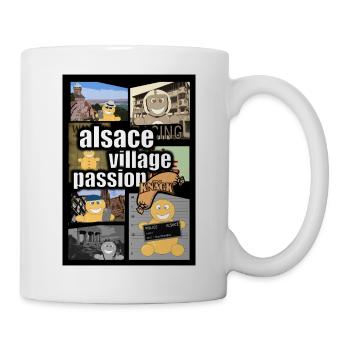Alsace Gamer humour - Mug blanc - blanc - Droite