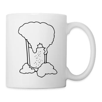 Beer Drawing Party Celebrate Black - Mug - white - Right