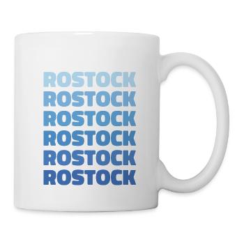 Rostock Rostocker Heimat Spruch Geschenk - Tasse - Weiß - Rechts