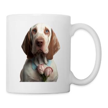 Bracco Italiano Valentine's Day - Mug - white - Right