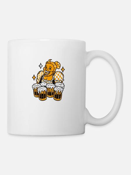 Hüttenaktivistin für Dunkel - Tasse - Weiß