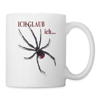Angst vor Spinnen - Ich glaub ich spinne - Tasse - Weiß - Rechts