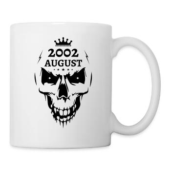 August 2002 Totenkopf - Tasse - Weiß - Rechts