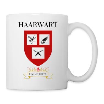 Haarwart University - Tasse - Weiß - Rechts